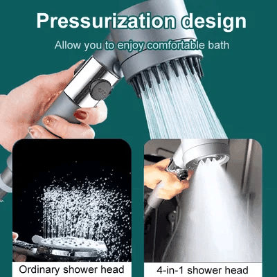 Multi-functional High Pressure Shower Head Set While Supplies Last