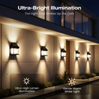 SOLAR WALL LIGHT - Motion Sensor & Weatherproof