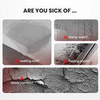 Instant Leak Repair Spray Seals Cracks & Gaps in 5 Minutes, Waterproof & Flexible for Pipes/Roofs