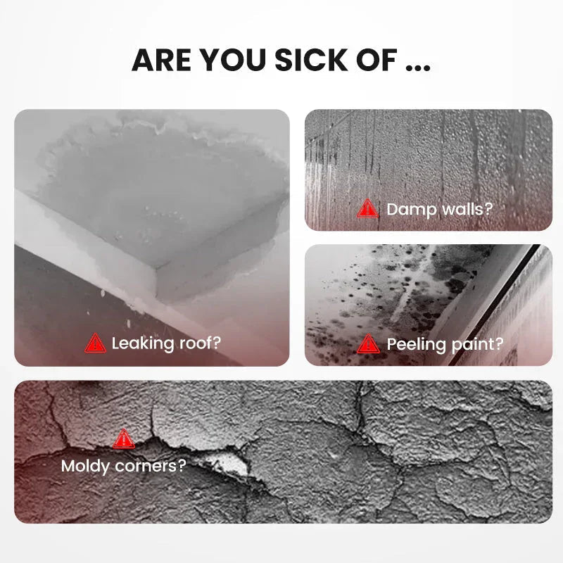 Instant Leak Repair Spray Seals Cracks & Gaps in 5 Minutes, Waterproof & Flexible for Pipes/Roofs