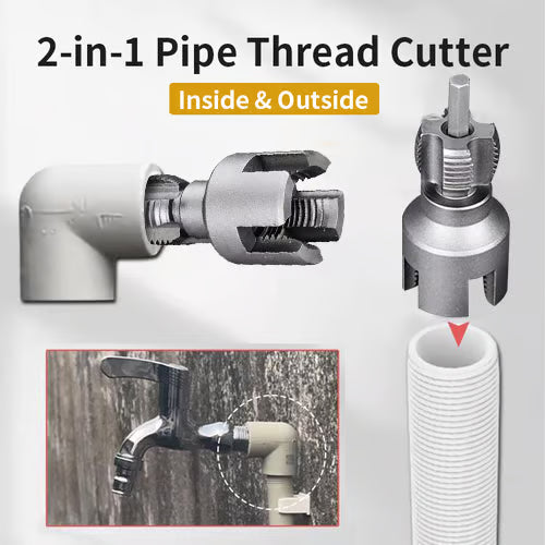 Integrated Internal & External Pipe Threading Tool