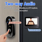 Wireless doorbell camera | 1080P HD & 170° super wide angle | 4.3-inch screen | IPX65 waterproof | Clear night vision – Always in view