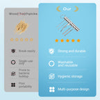 German precision engineering! 0.1mm ultra-fine tip for precise flossing