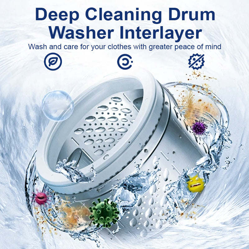 360° Rotating Washing Machine Cleaner! Reach Every Moldy Corner