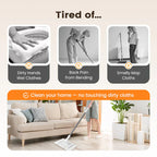 Bestseller Flat Mop with Stainless Steel Handle, come with Reusable Washable Mop Cloths