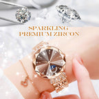 FLASH SALE! ! Women's Fashionable Diamond Moon Star Watch