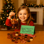 NOW! DIY Button Animal Ornaments - Creative Craft Kit for Kids, Develops Fine Motor Skills & Creativity