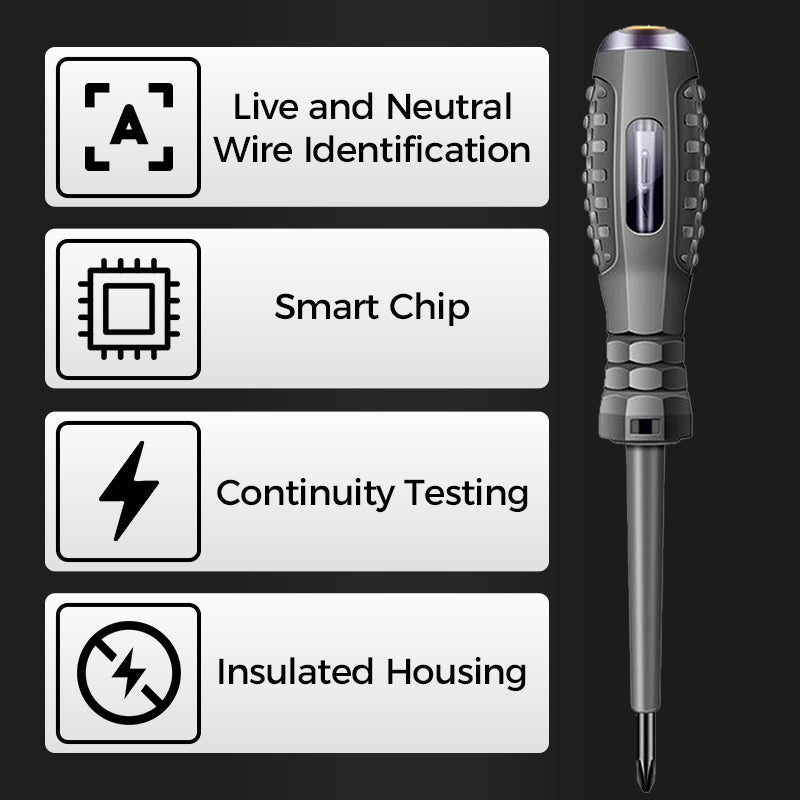 2-in-1 High Torque Strong Magnetic Screwdriver Electricity Detector