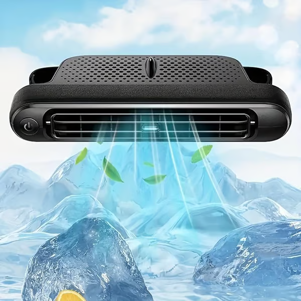 Summer Dual Turbo USB Car Seat Fan - High Wind Power Rear Pillow Fan