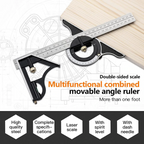 Great value! Multifunctional combination movable angle ruler set