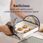 Batlicious Oven Mitts & Pot Holders Set