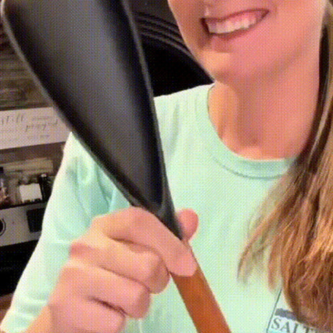 New Hot Selling Silicone Salad Spatula with Wood Handle