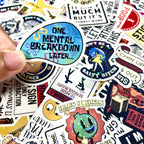 130 Pcs Sarcastic and Funny Saying Stickers Pack- New Razer Style