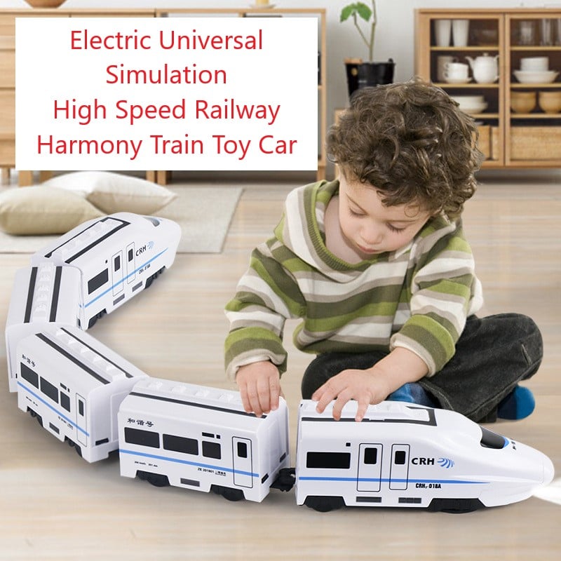 Merry Electric Universal Simulation High Speed Railway Harmony Train Toy