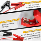 Car Starter Jumper Cables With Adapter For Dewalt 20v