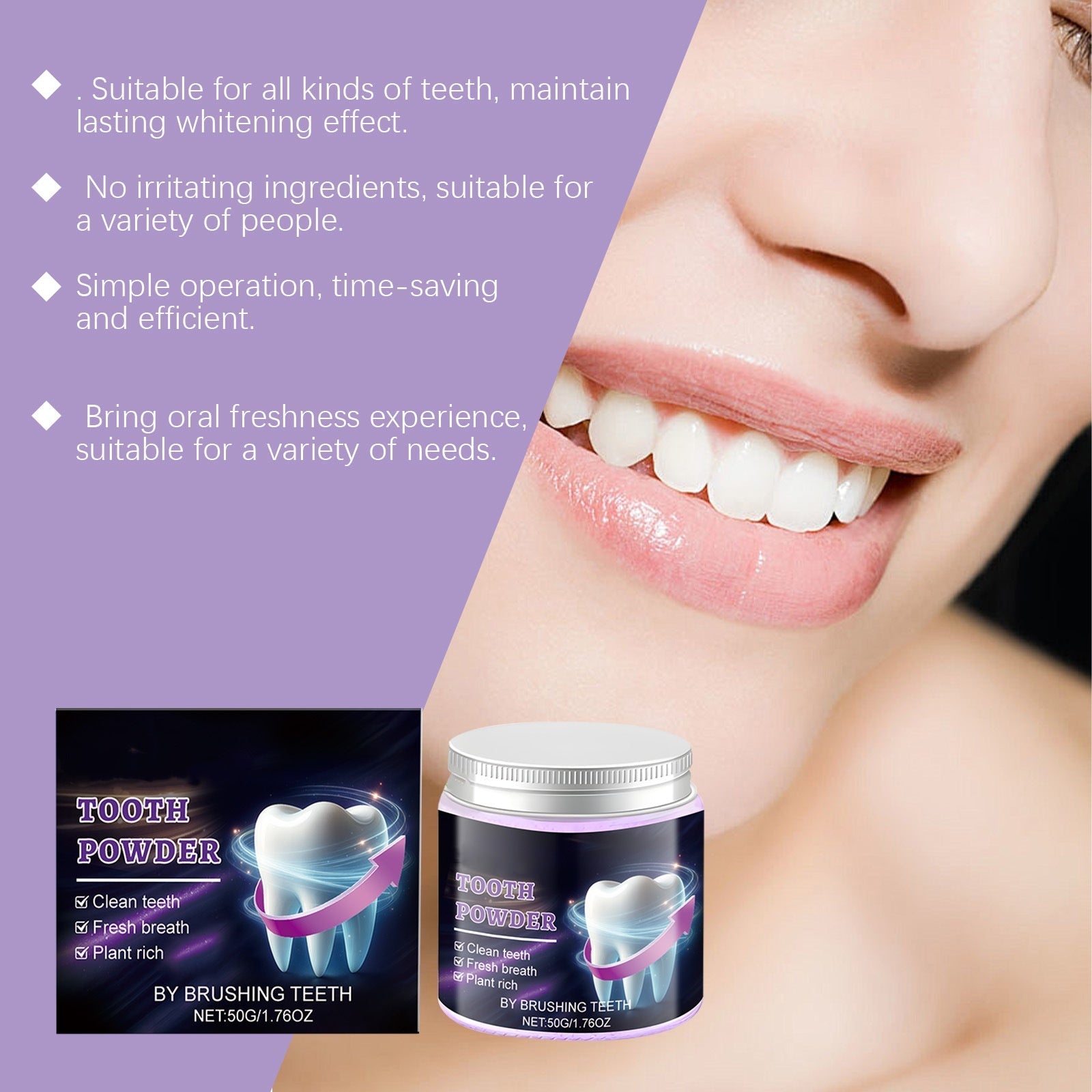 For a ! Advanced Teeth Whitening Powder