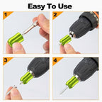 The Quantum Grip Strong Magnetic Screw Ring, 1/4 Inch/6.35mm Universal Magnetic Screw Ring Head