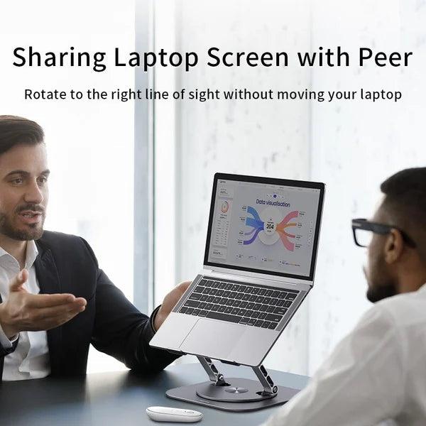 Spring - Laptop Stand Aluminum Alloy Rotating Bracket