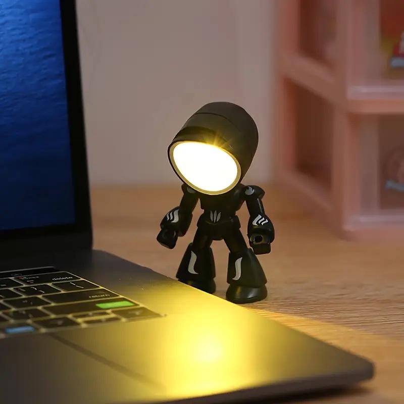 Lonely Robot Cartoon Cute Robot Design Companion Table Light