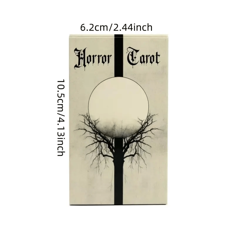 Horror Tarot Card Deck: Spooky, Stylish 78-Card Set