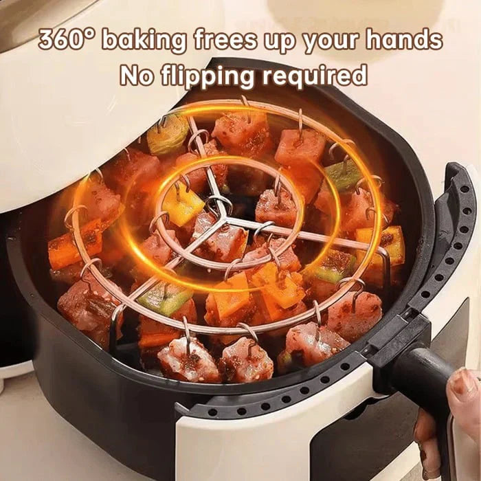 Air Fryer Barbecue Grill Vertical Kebab Grill + Free Heat-Resistant Gloves