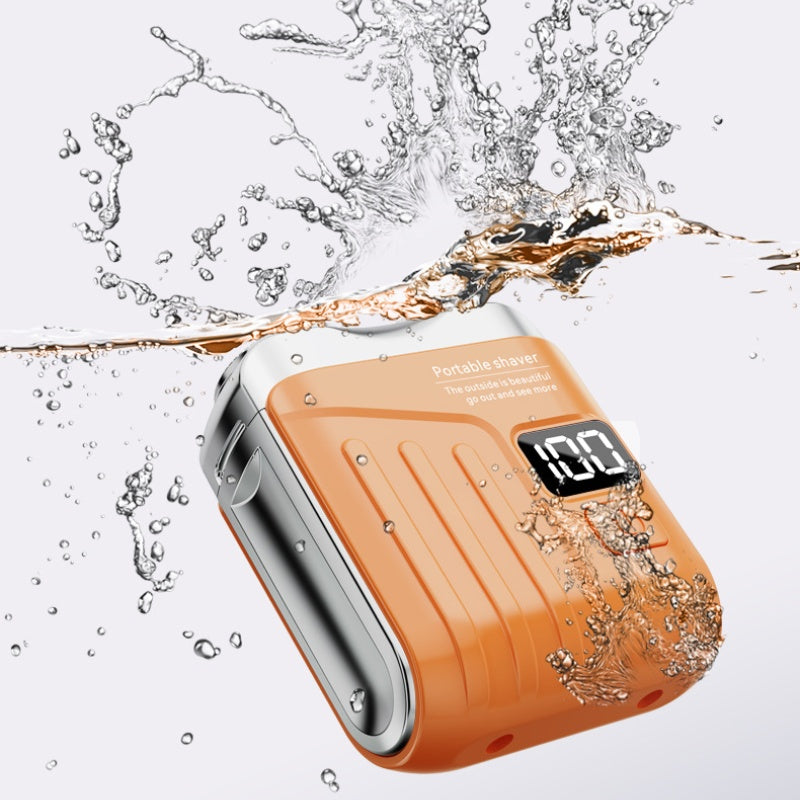 Men’s Waterproof Mini Electric Shaver with LED Display