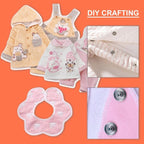 Metal Snap Buttons with Fastener Plier Tool Kit