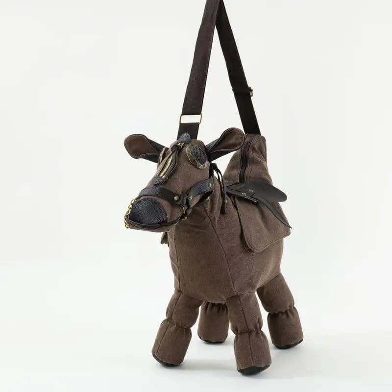 Unique Horse-Shaped Shoulder Bag