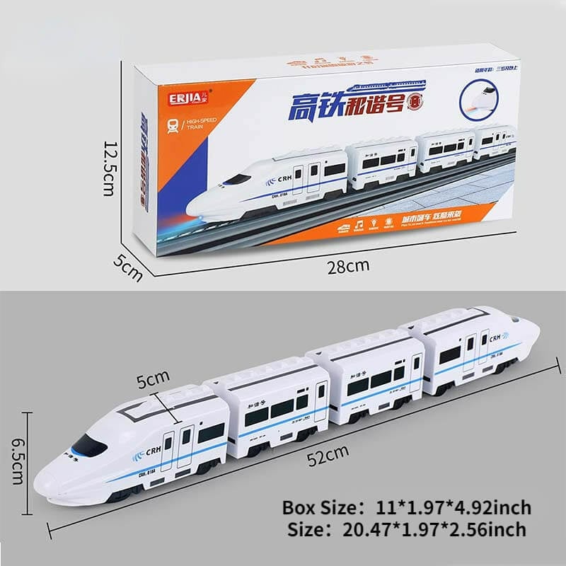 Merry Electric Universal Simulation High Speed Railway Harmony Train Toy