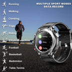 Sports Smartwatch with Wireless Earphones