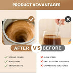 Electric coffee mug with a built-in LCD thermometer, perfect for brewing coffee, milk, cocoa, etc