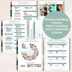 Hard Cover Planner, 8.5" x 11", Blooming Wildly