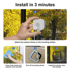 Crystal-clear security 2K camera Color Night Vision 24/7 Recording & Smart Alerts Easy Install