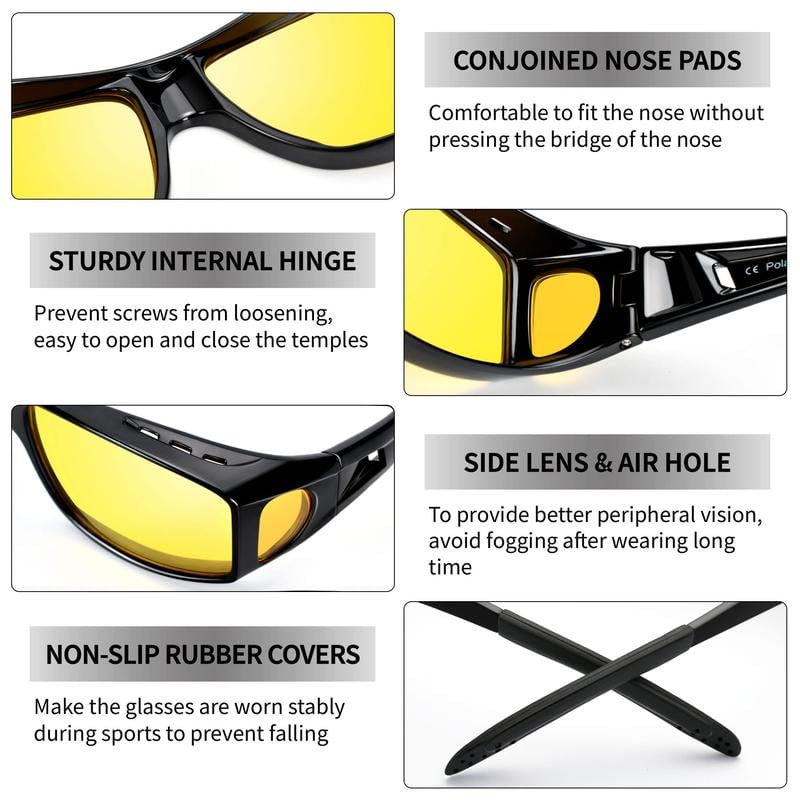 LAST WEEK! - Night Vision Driving Glasses, Anti-glare Polarized