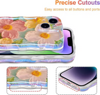 Colorful Retro Oil Painting Print Phone Case
