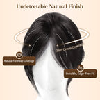 Offer Partial Bangs Hair Piece