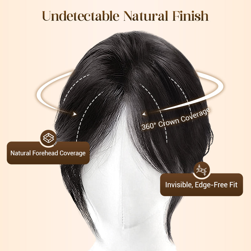 Offer Partial Bangs Hair Piece