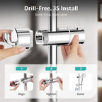 Shower Holder That Requires No Tools For Installation