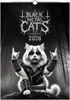 Black Metal Cats - Wall Calendar