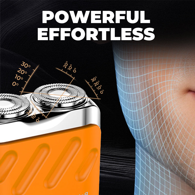 Winter : ! Portable Rotary Dual Ring Electric Shaver