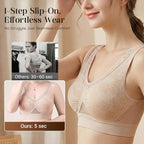 【 1+1 Free - 2 Pcs】Pure Cotton Buttonless Comfy Lifting Bra