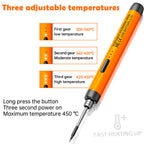 Mroace USB Rechargeable Digital Soldering Iron Kit