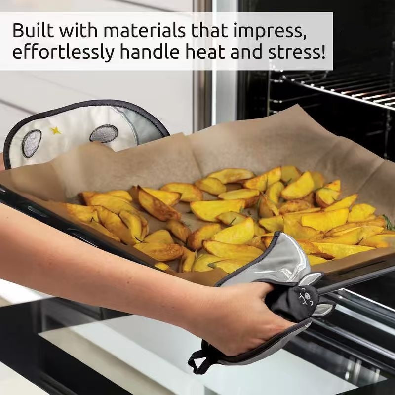 Batlicious Oven Mitts & Pot Holders Set
