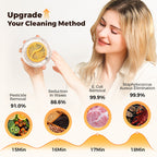 NOW! Portable Food Cleaner & Purifier - Removes Pesticides & Bacteria in 3 Mins, USB Charging for Kitchen/Travel