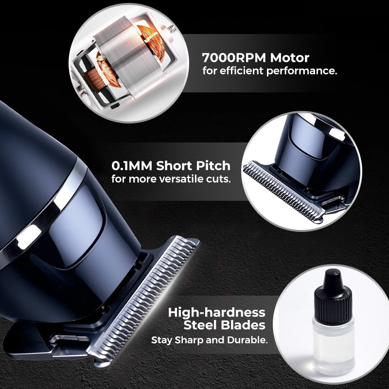 Household Digital Display Professional Electric Hair Clipper Set