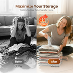 Travel Vacuum Storage Bags & Portable Pump Set