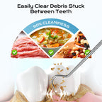 German precision engineering! 0.1mm ultra-fine tip for precise flossing
