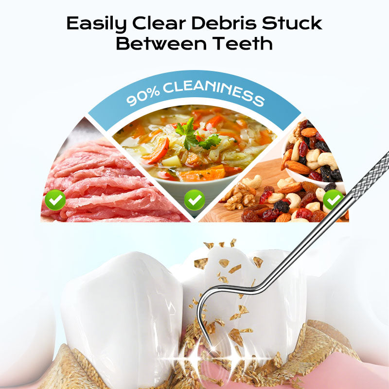 German precision engineering! 0.1mm ultra-fine tip for precise flossing