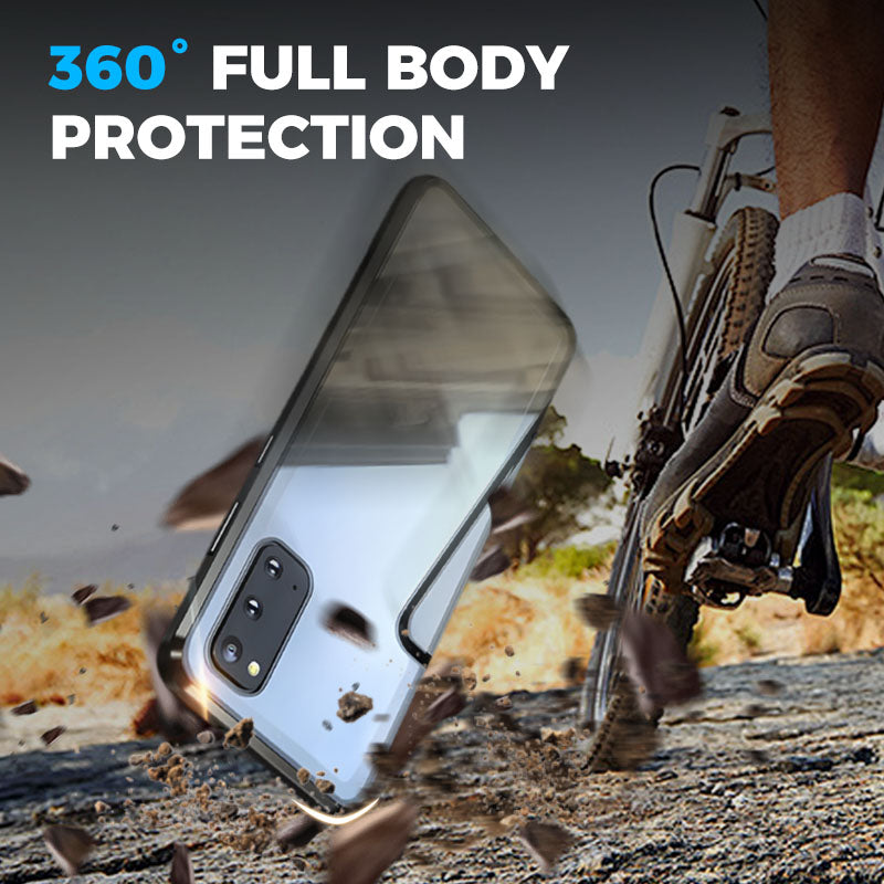 Magnetic Tempered Glass Double-sided Phone Case For Samsung S23-S25 Series