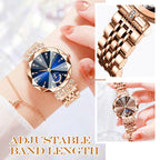 Fashionable Diamond Moon Star Watch for Women